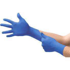 Nitrile Gloves, Powder-Free, Beaded, Size XL, 100/Pack