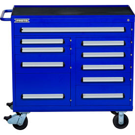 Proto® 560S Workstation W/ 10 Drawers, 45"W x 21-3/8"D, Blue