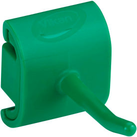 Hygienic Wall Bracket, Single Hook Module, Green, Polypropylene/Polyamide