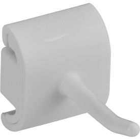 Hygienic Wall Bracket, Single Hook Module, White, Polypropylene/Polyamide
