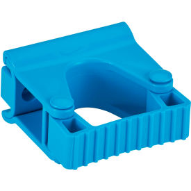 Hygienic Wall Bracket, Grip Band Module, Blue, Polypropylene/TPE Rubber/Polyamide