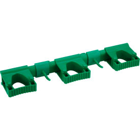 Hygienic Hi-Flex Wall Bracket System, Green, Polypropylene/TPE Rubber/Polyamide