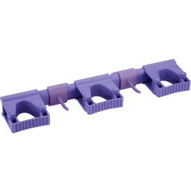 Hygienic Hi-Flex Wall Bracket System, Purple, Polypropylene/TPE Rubber/Polyamide