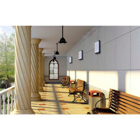 Black Waterproof Invisible Sensor 12W 950 LM 5000K LED SMART Ceiling Wall Light