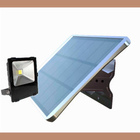 Solar 60W 7500 LM 5000K LED Area Flood Light Smart Function with Detachable Spot Head