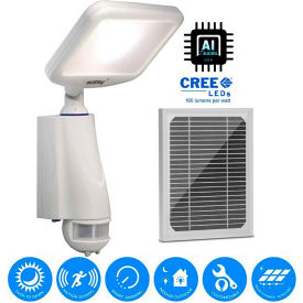 Solar AI SMART ePIR Sensing 800 LM 5000K CREE LED Flood Light Dusk to Dawn