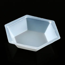 Antistatic Hexagonal Weighing Dish, Polystyrene, 350mL, Case of 500