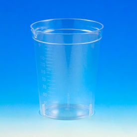 Graduated Specimen Container With Pour Spout, 6.5 oz., Polystyrene