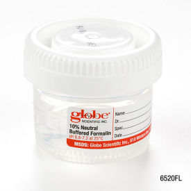 Pre-Filled Container, 40mL (1.34 oz.), Click Close Lid, Attached Hazard Label, 96/Pack