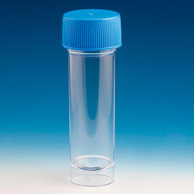 Universal Container, 30mL, Screwcap, Polystyrene, Conical Bottom, Self-Standing, 500/Pack