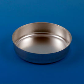 Aluminum Weighing Dish, 28mm With Tab, 0.3g/8mL Capacity, Crimped Sides, 500/Pack