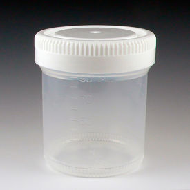 Graduated Tite-Rite Container, 90mL (3 oz.), Polypropylene, 53mm Opening, Screwcap, Pack of 300