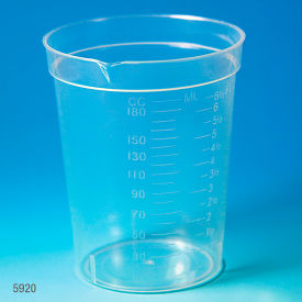 Graduated Specimen Container With Pour Spout, 6.5 oz., Polypropylene, 500/Pack