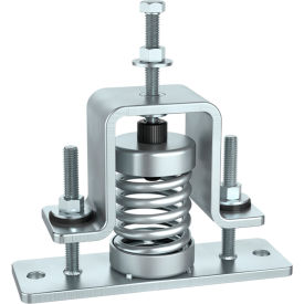 2" Deflection Open Spring Mount Isolator W/ Mounting Bolt