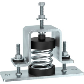 2" Deflection Seismic Restrained Open Spring Isolator with Mounting Bolt