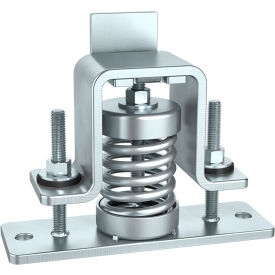 1" Deflection Open Spring Mount Isolator with 90 Degree Angle Top