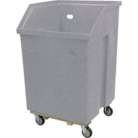 Linen Cart, 19.5 Cu. Ft, 29"L x 29"W x 47"H, Granite Gray