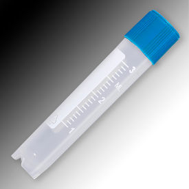 Sample Tube, 3mL, Polypropylene, External Threads, Stainless Steel, 1000/Pack