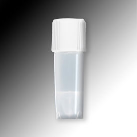 Sample Tube, 1.2mL, External Threads, Polypropylene, Conical Bottom, 1000/Pack