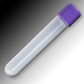 4mL Polypropylene Round Bottom Sample Tube, External Threads, 1000/Pack