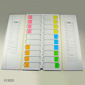 20-Place Cardboard Slide File Folder