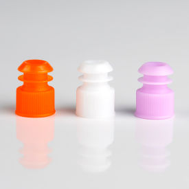 Cap, Flange Plug, 13mm, White, 1000/Pack