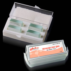 Microscope Cover Glass, 22mm x 32mm, 1 Thickness, 1 oz./Vacuum Pack, 10/Pack