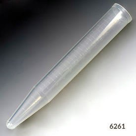 Centrifuge Tube, 15mL, Polypropylene, Molded Graduations, 100/Pack