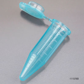 5.0mL Polypropylene Centrifuge Tube with Attached Snap Cap, Blue Graduated, 200/Pack