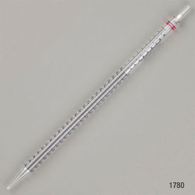 Serological Pipette, 25mL, Polystyrene, Standard Tip, 345mm, Sterile, Red Band, PP, 100/Pack