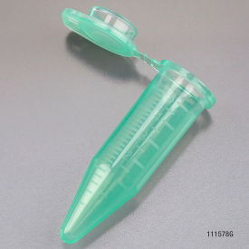 5.0mL Polypropylene Centrifuge Tube with Snap Cap, Green, 200/Pack