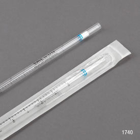 Serological Pipette, 5mL, Polystyrene, Standard Tip, Sterile, Blue Band, 375/Pack