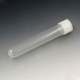 Test Tube with Attached Screw Cap, 16 x 100mm (12mL), Polypropylene, 1000/Pack