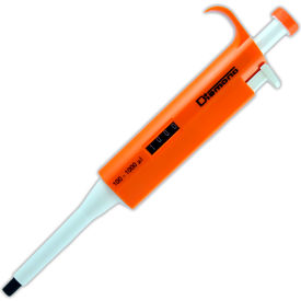 Pipette, Adjustable Volume, 100 - 1000uL, Orange