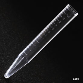 Centrifuge Tube, 15mL, Polystyrene, Molded Graduations, 1000/Pack