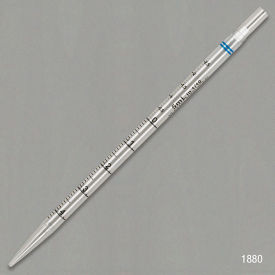 Serological Pipette, 5mL, Polystyrene, Short Style, 230mm, Sterile, Blue, 250/Pack