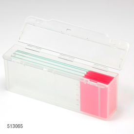 Slide Mailer, Polypropylene, Side Flip Lid, for 5 Slides, Natural, 1000/Pack