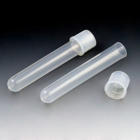 Culture Tube, 17 x 100mm (14mL), Polystyrene, Sterile, Attached Dual Position Cap, 500/Pack