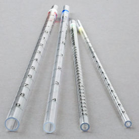 Serological Pipette, 10mL, Polystyrene, Open End, 310mm, Sterile, Red, 200/Pack