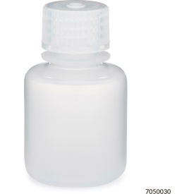 Bottle, Narrow Mouth, Polypropylene, Attached Polypropylene Screw Cap, 30mL, 12/Pack