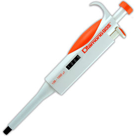 Pipette, Adjustable Volume, 100 - 1000uL, Orange