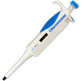Adjustable Volume Pipette, 10 - 100uL, Blue