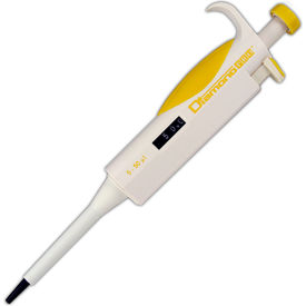 Pipette, Adjustable Volume, 5 - 50uL, Yellow