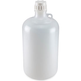 Narrow Mouth LDPE Bottle Attached Polypropylene Screw Cap 8 Liters (2 Gallons)