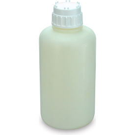 Vacuum Bottle, Narrow Mouth, Heavy Duty HDPE Bottle, 2 Liters (0.5 Gallons), 2/Pack