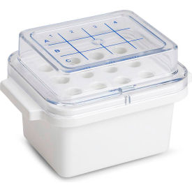 Mini Cooler, Quick Freeze, 12-Place (3x4) For 1.5mL Tubes, White
