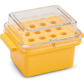 Mini Cooler For 1.5 ml Tubes, 12 Place, Yellow