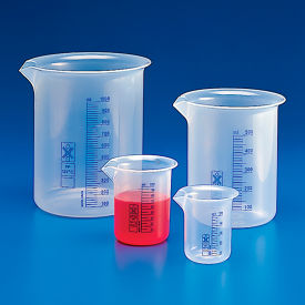 Beaker, Polypropylene, Printed Graduations, 250mL