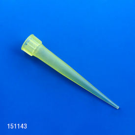 Pipette Tip, 1 - 200uL, Yellow, Eppendorf Style, Pack of 1000