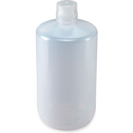 Bottle, Narrow Mouth, LDPE Bottle, Attached Polypropylene Screw Cap, 2 Liters